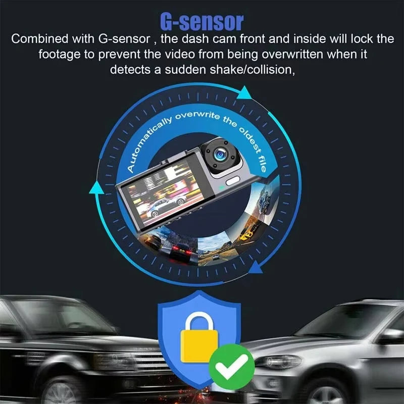 3 Camera Vehicle HD DVR