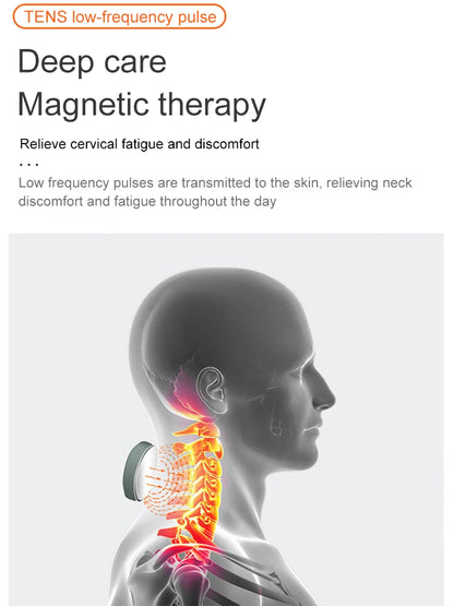 4 Head USB Rechargeable Heated Neck Massager